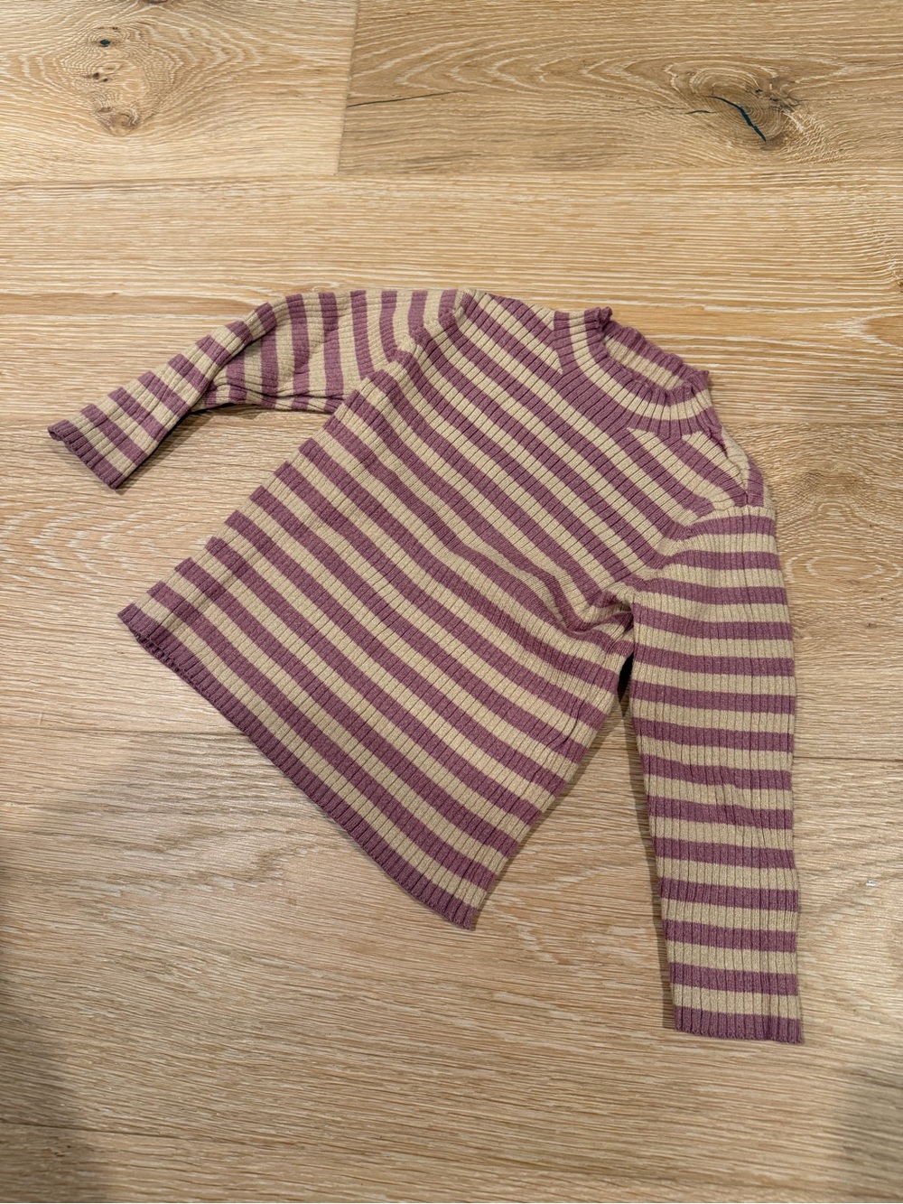 Zara stripe mock neck sweater